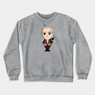 Chibi Bernardo de Gálvez (small design) Crewneck Sweatshirt